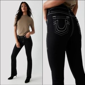 New Black True Religion Becca Big T Bootcut Jeans 25 x 33